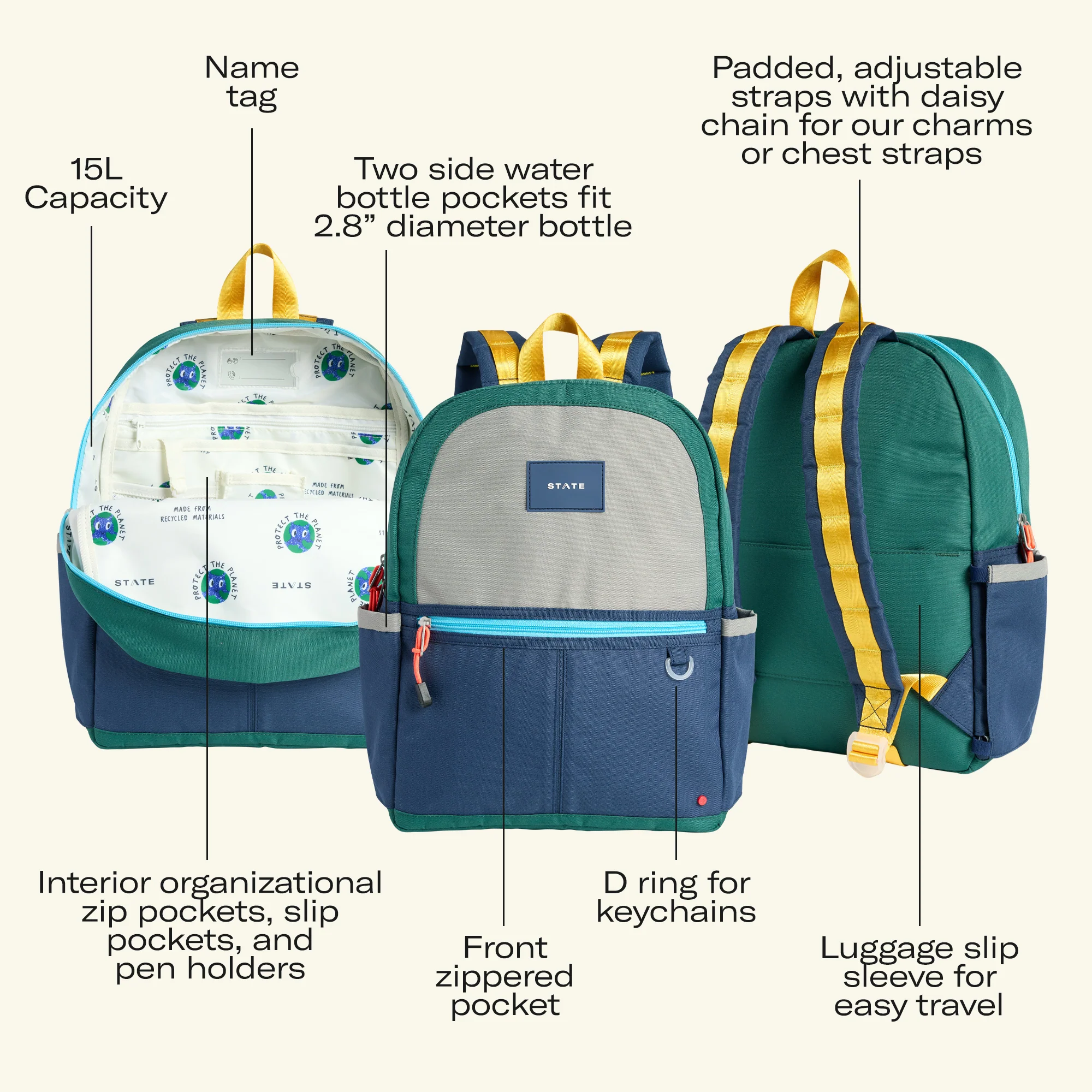 STATE x Hot Wheels™ Kane Backpack - Image 10