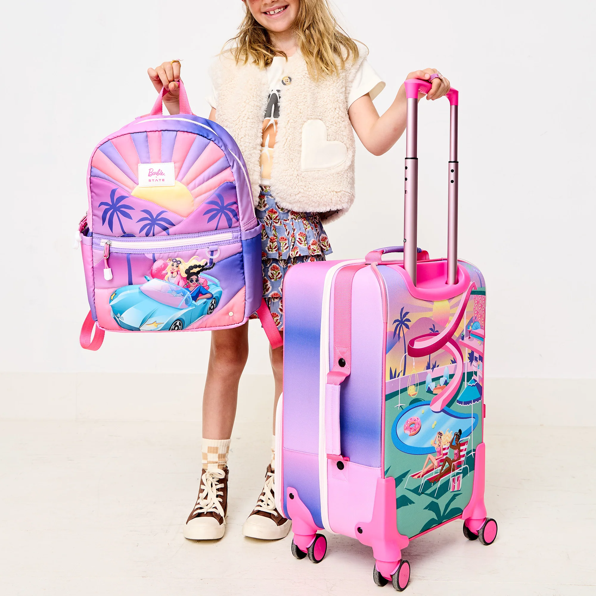 STATE x Barbie™ Logan Carry-On Suitcase - Image 3