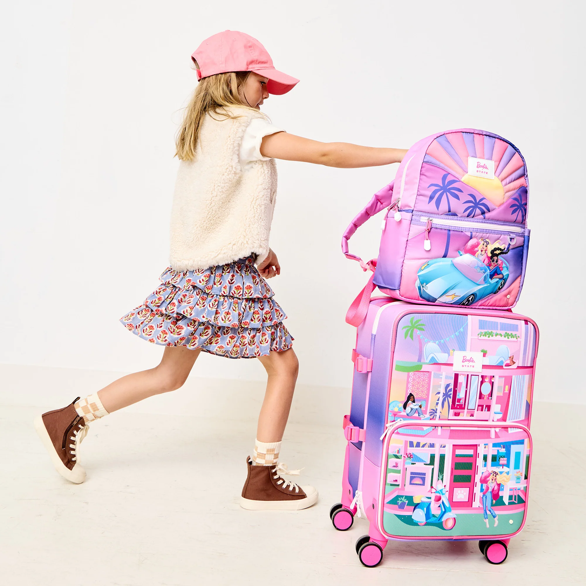STATE x Barbie™ Logan Carry-On Suitcase - Image 4
